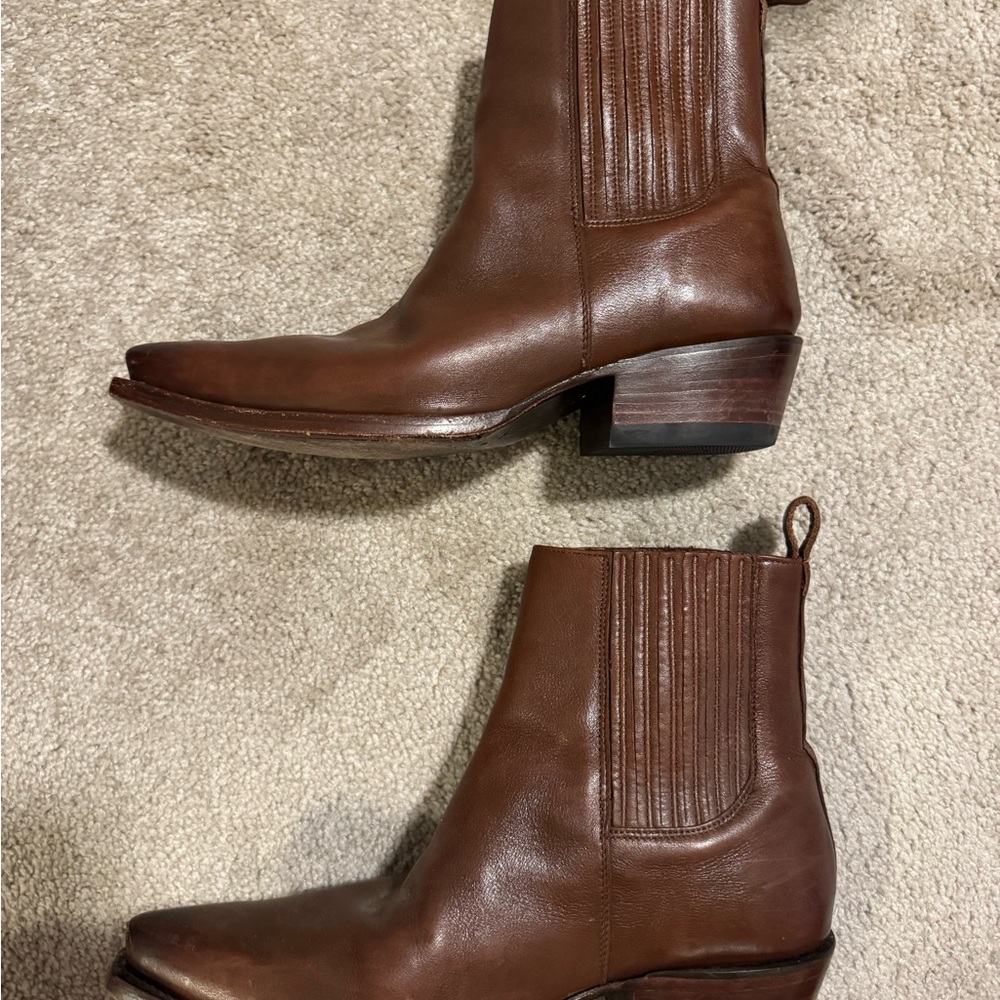 Tecovas Brown Ankle Boots - Picture 5 of 6